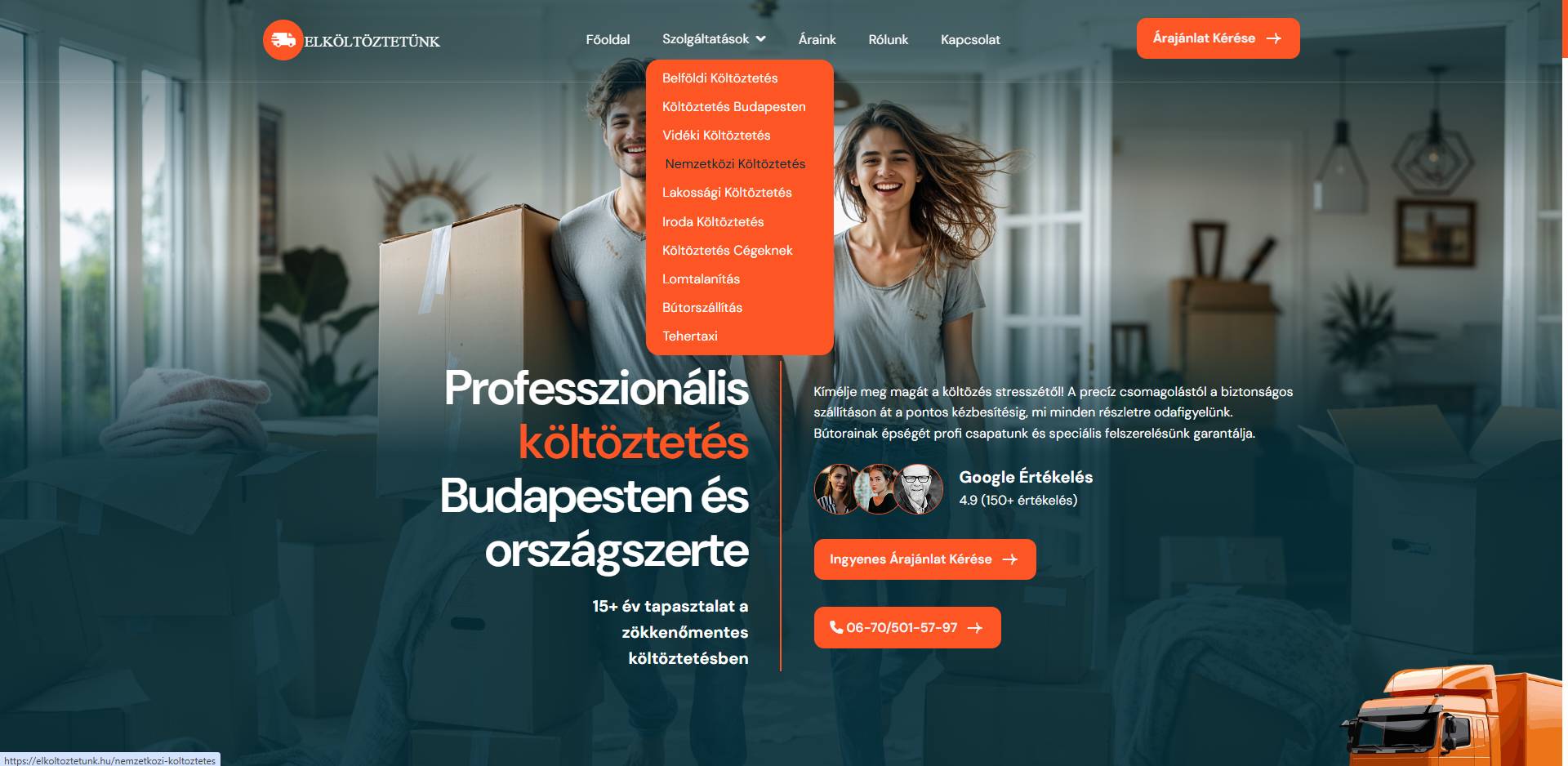 Költöztetés Budapest